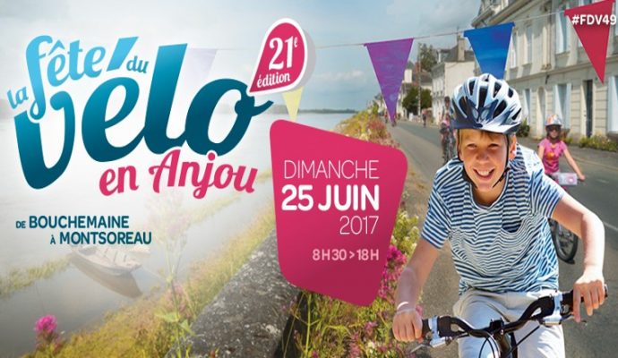 Fête du vélo en Anjou ce dimanche 25 juin
