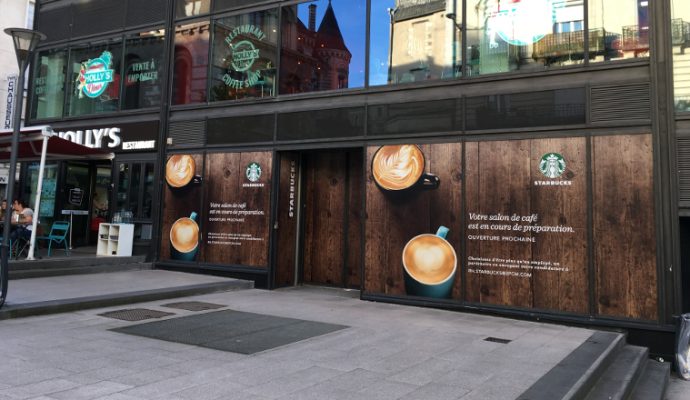 Starbucks débute les recrutements pour son salon à Fleur d’Eau