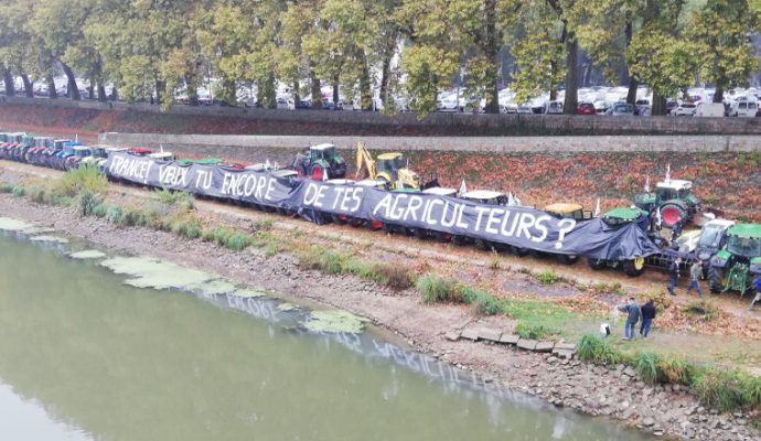 Les agriculteurs se mobilisent à Angers mardi 9 février