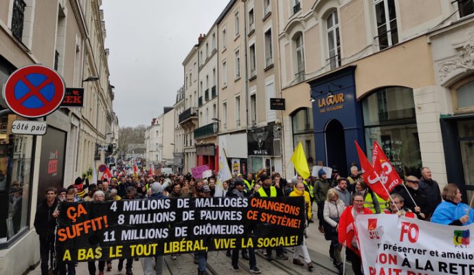 Réforme des retraites : 6 500 manifestants ce mardi 17 décembre à Angers