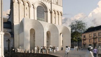 Un architecte japonais va redessiner l’entrée de la cathédrale Saint-Maurice