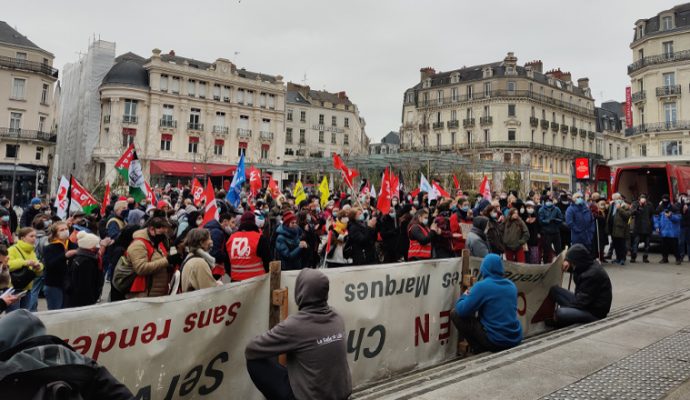 Loi sécurité globale : 600 manifestants à Angers et des tensions