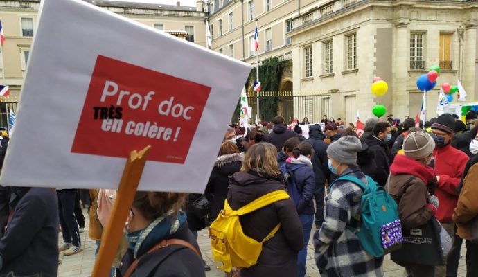 500 enseignants et personnels de l’Éducation nationale ont manifesté à Angers