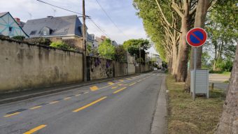 La première vélorue expérimentée promenade de Reculée à Angers