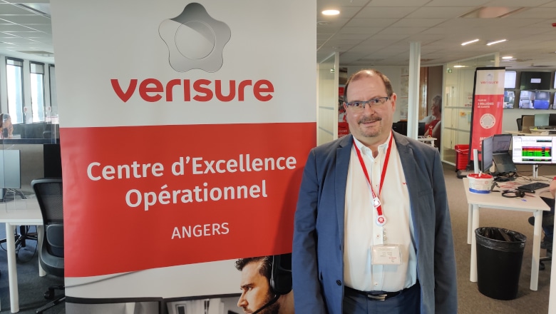 Pascal Guymard, directeur du site Verisure d'Angers
